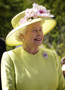 Elizabeth II, född den 21 april 1926.  