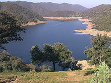 Questo bacino idrico di Cordoba, in Spagna, è stato uno dei tanti che ha beneficiato delle piogge fuori stagione dell'uragano Vince.