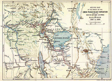Historical Map of Southern Sudan after Emin Pasha