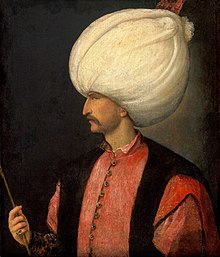 Ottomaans Turkse sultan Suleiman de Magnifieke