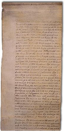  Õiguste deklaratsioon (1689)