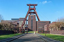 The Zeche Zollverein is home to the Ruhr Museum and the Red Dot Design Museum