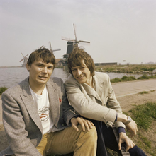 Kjelsberg (right) with Mattis Hætta (1980)