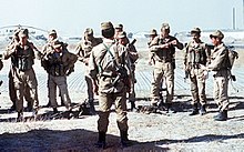 Sovjetisk Spetsnaz förbereder sig för uppdrag, Afghanistan 1988  