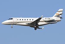 The Gulfstream G200 - a transcontinental business jet developed by Israel Aerospace Industries.