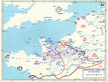 Allied front until August 25, 1944, the end of Operation Overlord.