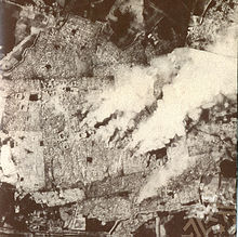 Fire in Bukhara after the attacks of the Red Army (1920)
