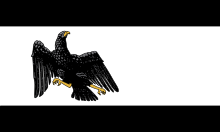 Flag of the Free State of Prussia existing from 1918 to 1933