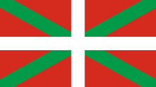 The flag of the Basque Country