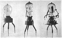 First prototype of the vacuum diode by Fleming, around 1905