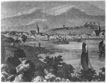 View of Flensburg (around 1830)