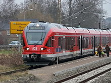 Hanse-Express in Gelbensande (railroad line Stralsund-Rostock)