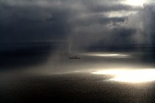 Dimma över Baffin Bay