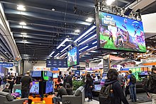 Fortnite Battle Royale à la conférence des développeurs de jeux de 2018.