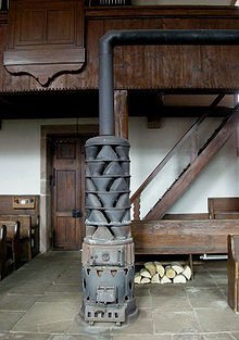 Alsace-ugn i Fouday-kyrkan