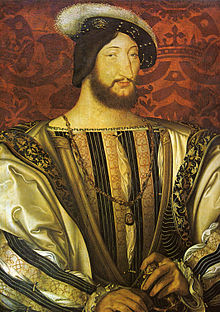 Francis I (portrait by Jean Clouet, 1527)