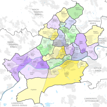 Frankfurt districts