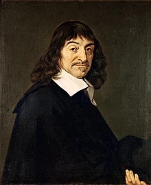 René Descartes, painting after an original by Frans Hals from the second half of the 17th century, now in the Louvre.