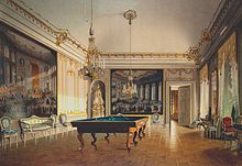 The billiard room (state 1860)