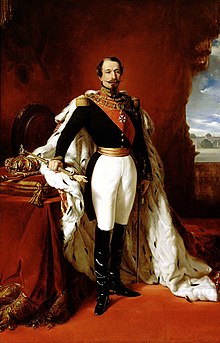 Portrait painting of Napoleon III.