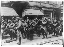 French troops during the occupation of the Ruhr