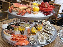 Ready-to-eat seafood ­in Tours, France