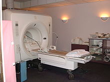 Uma máquina de ressonância magnética