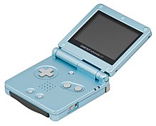 Een Game Boy Advance SP.