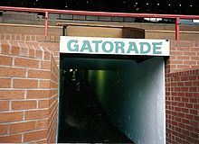 The former players' tunnel is the only surviving element of Archibald Leitch's structure