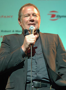 Garry Shandling plays Senator Stern, who has no role model in the comics.