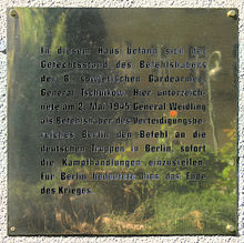 Memorial plaque at the house Schulenburgring 2 in Berlin-Tempelhof