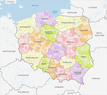 The administrative division of Poland