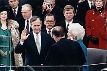 L'inaugurazione di George H. W. Bush nel gennaio 1989