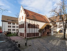 In the oldest town hall of Freiburg, the Gerichtslaube, the Reichstag took place in 1498