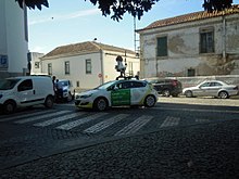 Coche de Google Street View en Portugal.  
