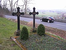 Grave of Carl von Schlotheim at the pass of Bergkirchen, road builder