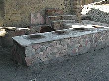 Een Romeins thermopolium in Pompeii