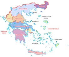 Regional division of Greece