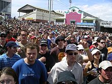 Multidão em um festival