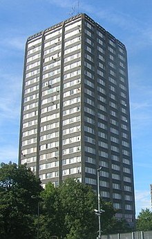 Torre Grenfell, antes das reformas, em 2009