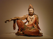 Bodhisattva Avalokitesvara (Guanyin), puit, 11. sajand, Põhja-Songi dünastia, St. Louis'i kunstimuuseum