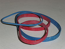 Elastic rubber band