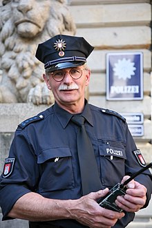 Hoofdcommissaris van de Hamburgse politie in opdracht van het stadhuis van Hamburg.