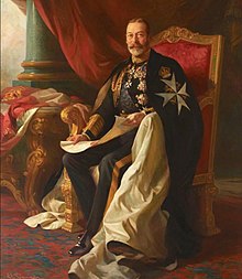 Le roi George V a été le chef souverain de l'ordre pendant son règne