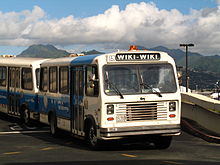 Wiki Wiki Bus at Honolulu Airport
