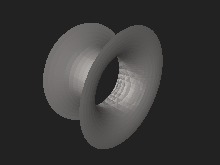 ... and diagonally sliced torus in 3D