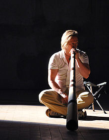 Hangklangovo vystoupení s didgeridoo v Berlíně 2010 /Malzfabrik