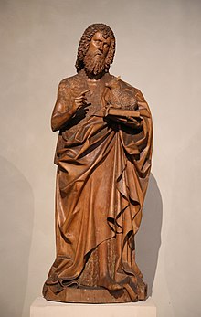 St. John the Baptist by Hans Multscher, c. 1459. Bavarian National Museum Munich