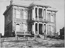 Maanmittausinsinöörien päämaja, noin 1860-1865.