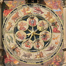 Astronomical clock at the city hall Heilbronn